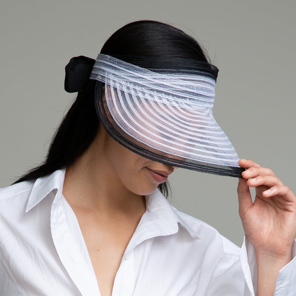 Eugenia Kim Elegant Black and White Women's Hat